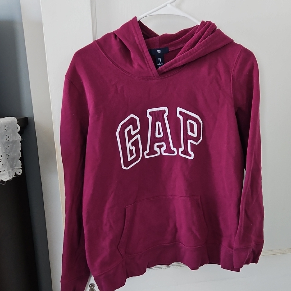 GAP Burgundy Hoodie with Logo
